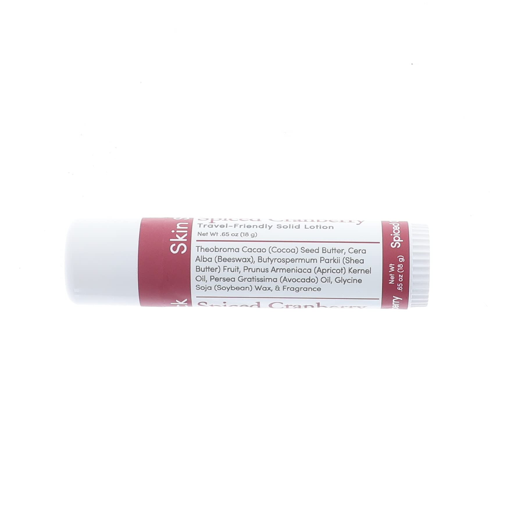 Rinse Bath & Body Spiced Cranberry Solid Lotion Stick – Travel-Ready Vegan Handmade Moisturizer