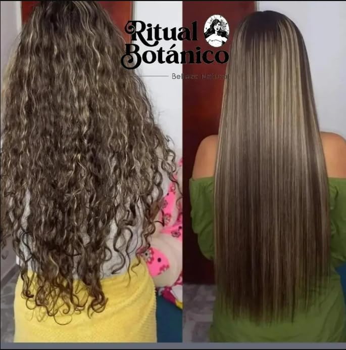 Ritual Botanico Keratina 250ml + Heat Protector 120ml — Organic Vegan Hair Smoothing Kit