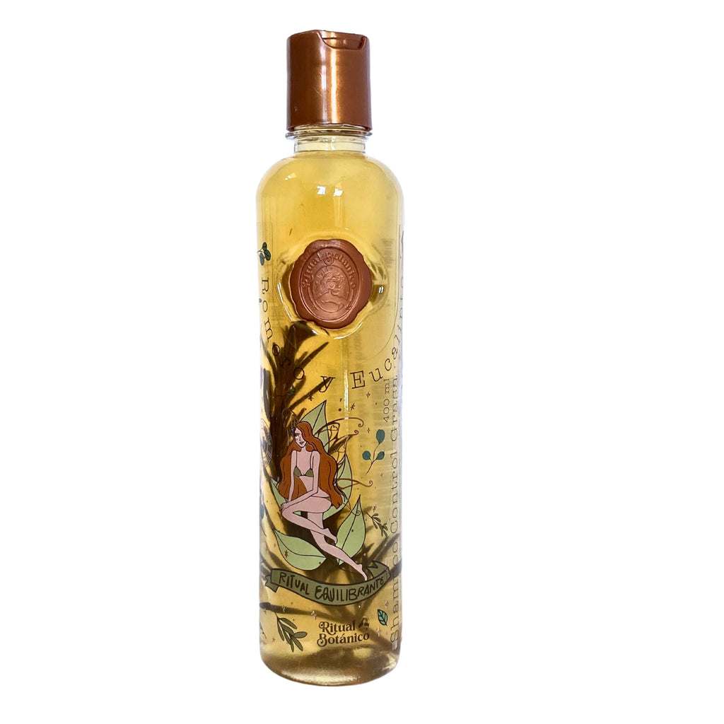 Ritual Botanico Rosemary & Eucalyptus Oil-Control Shampoo, Natural, Salt/Sulfate/Silicone Free, 400 ml