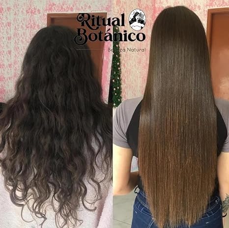 Ritual Botanico Keratina 250ml + Heat Protector 120ml — Organic Vegan Hair Smoothing Kit