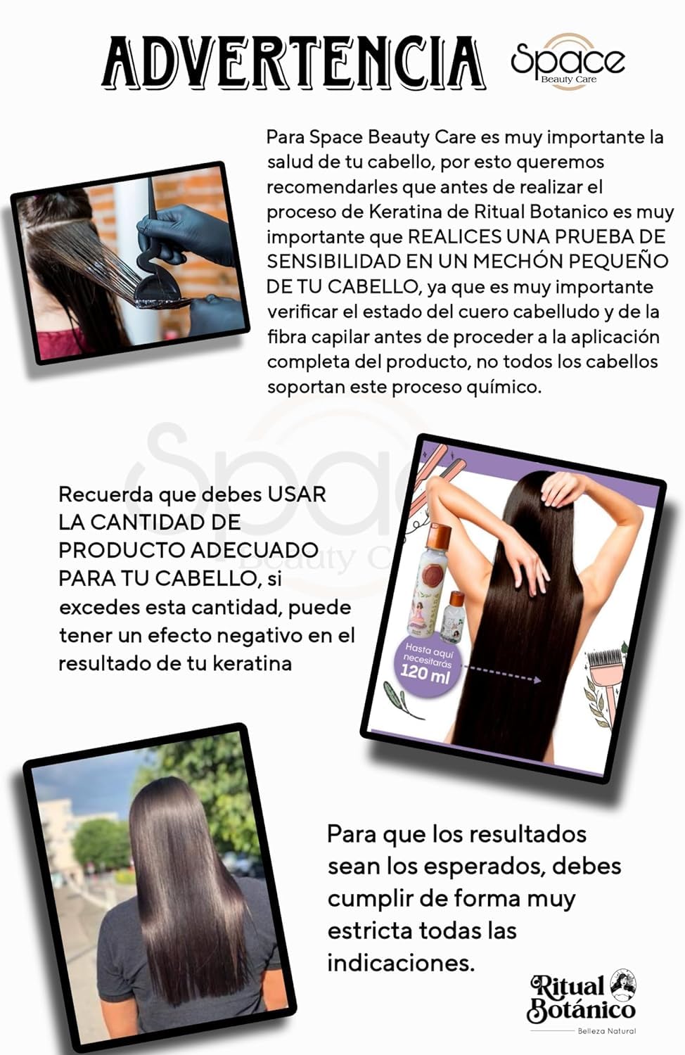 Ritual Botanico Keratina 250ml + Heat Protector 120ml — Organic Vegan Hair Smoothing Kit
