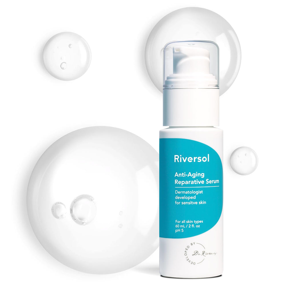 Riversol Vitamin C Anti-Aging Serum for Sensitive Skin | Gentle Brightening & Softens Fine Lines