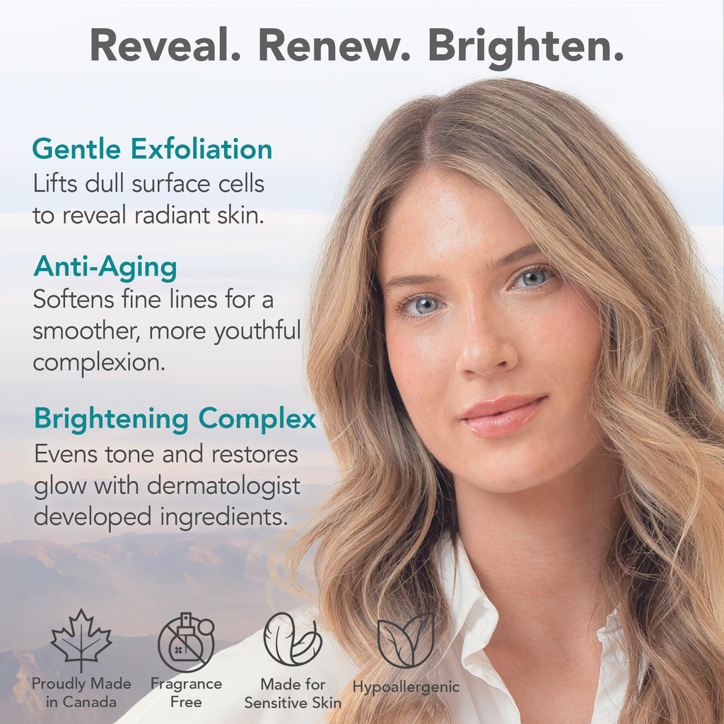 Riversol Glycolic Acid Peel 4% | Gentle AHA Exfoliant for Sensitive Skin | Smooth Texture & Brightening