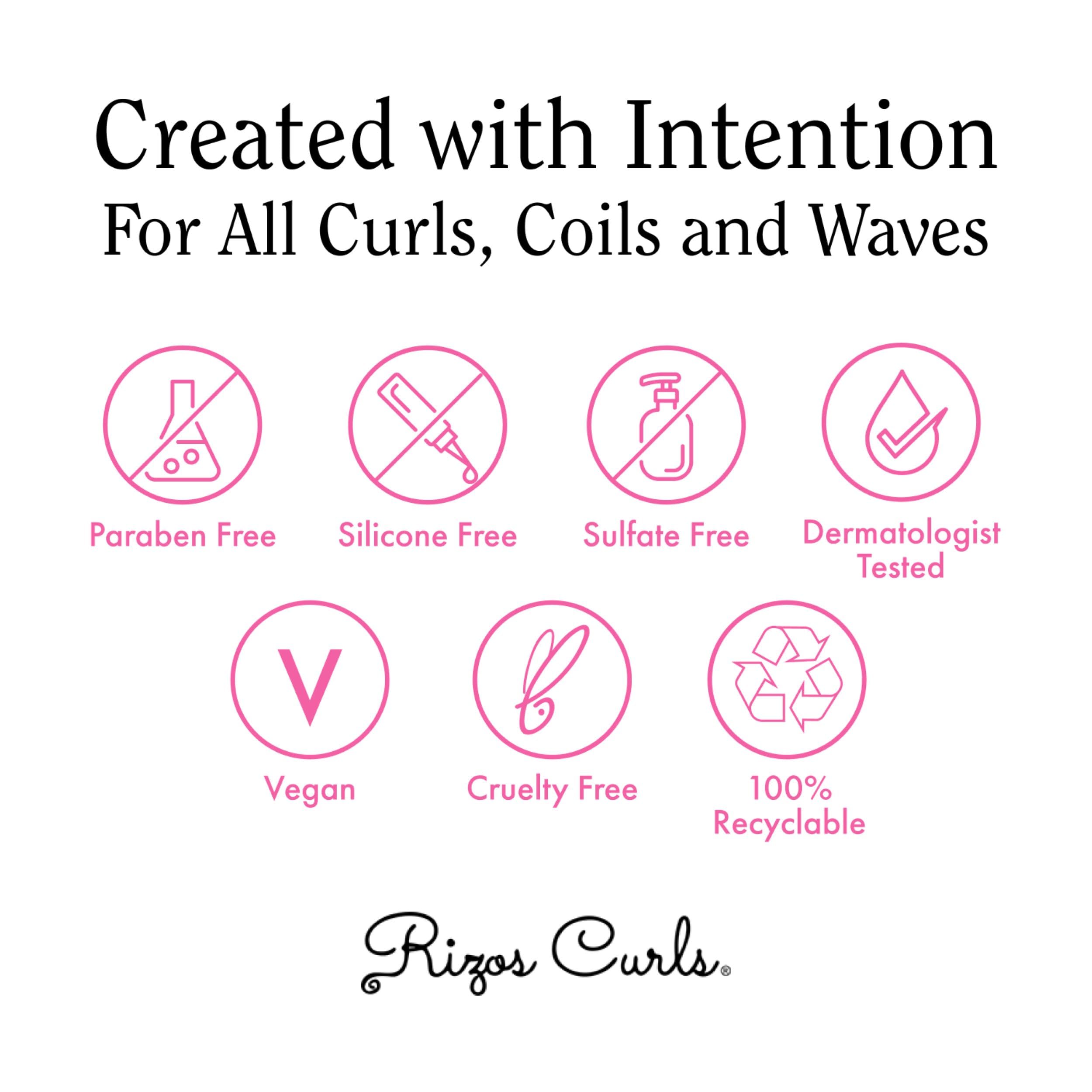 Rizos Curls Wash Day Bundle – Hydrating Shampoo & Deep Conditioner (Sulfate & Paraben Free)