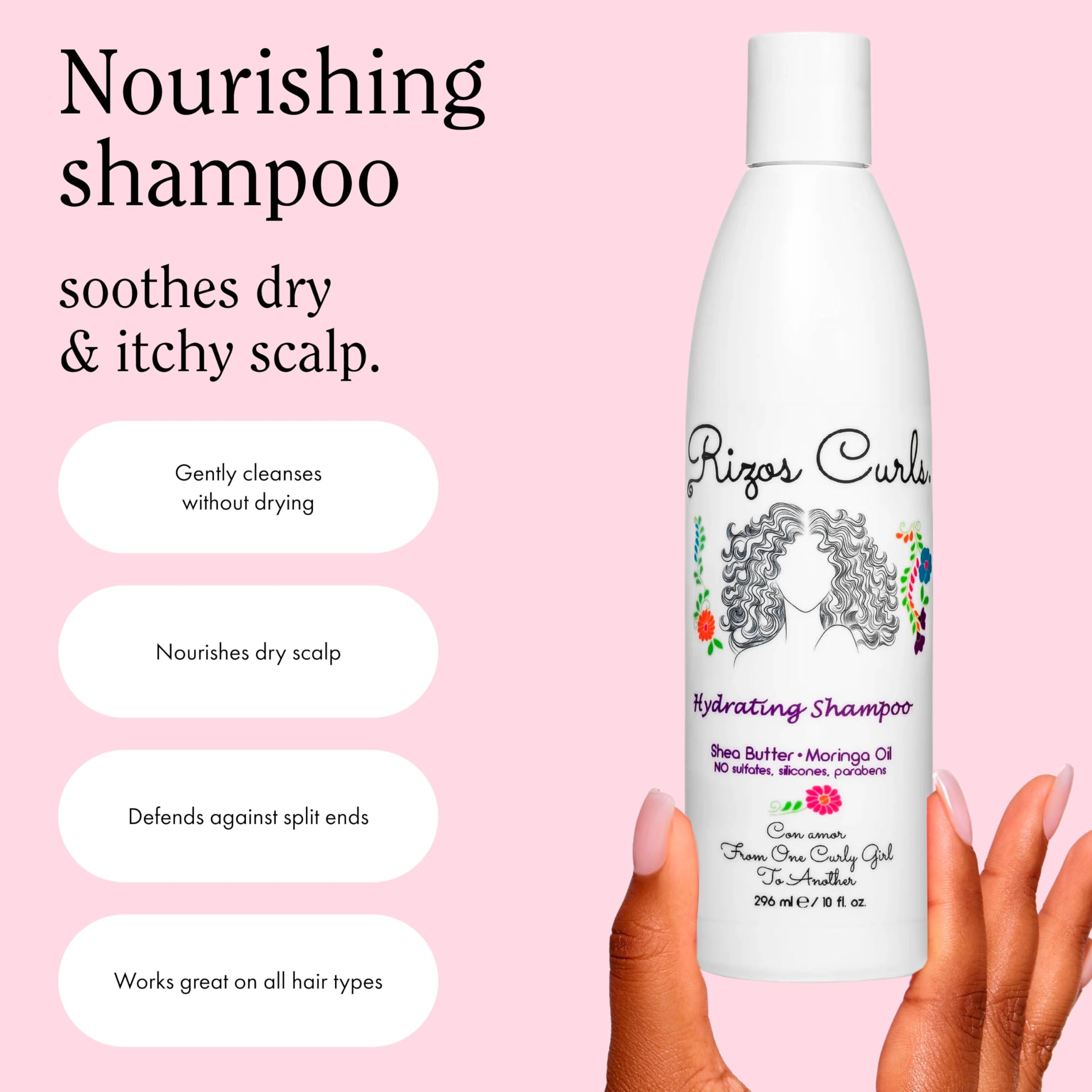 Rizos Curls Wash Day Bundle – Hydrating Shampoo & Deep Conditioner (Sulfate & Paraben Free)