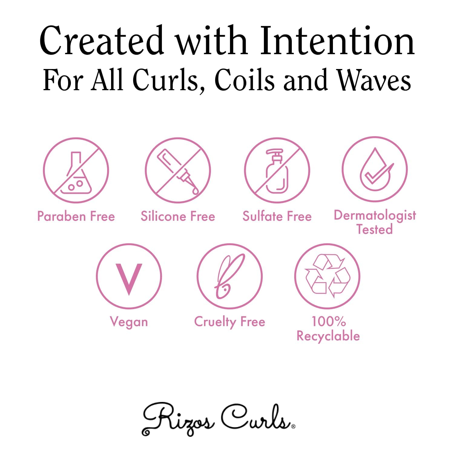 Rizos Curls Travel Refresh & Detangle Spray – Lightweight Leave-In Moisturizer