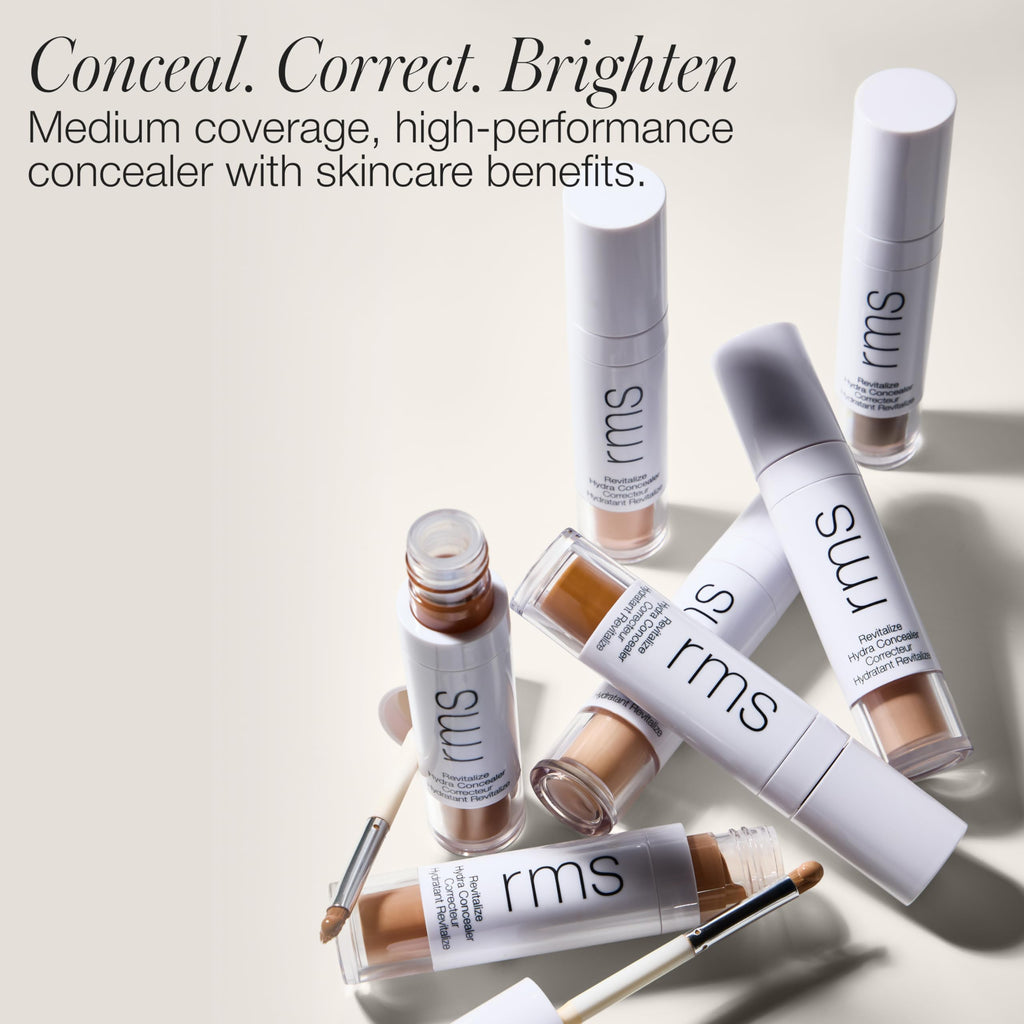 RMS Beauty Revitalize Hydra Concealer — Medium Coverage, Hydrating, Built-In Brush