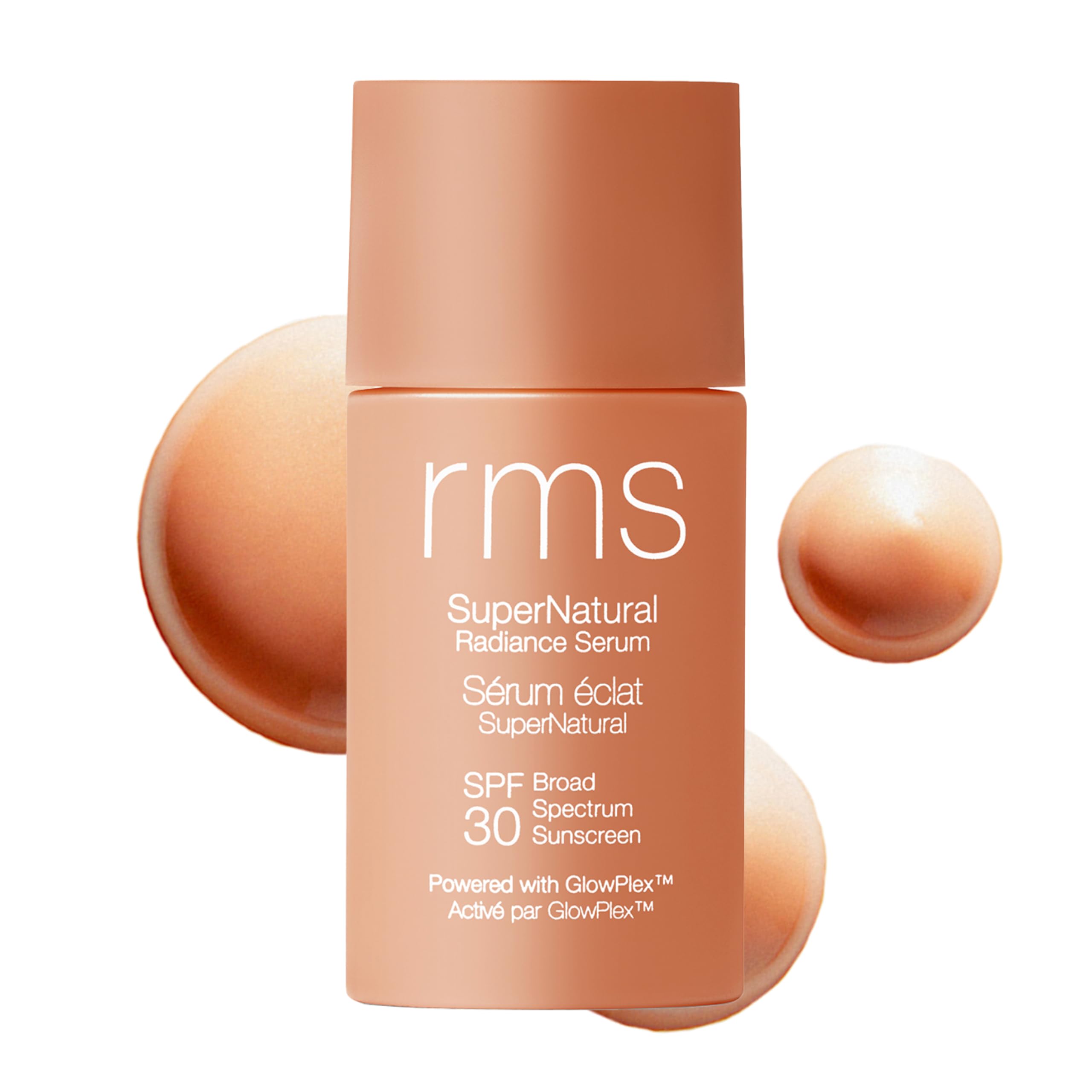 RMS Beauty Supernatural Radiance Serum SPF 30 — Lightweight Mineral Sunscreen & Glow Enhancer | 1 oz