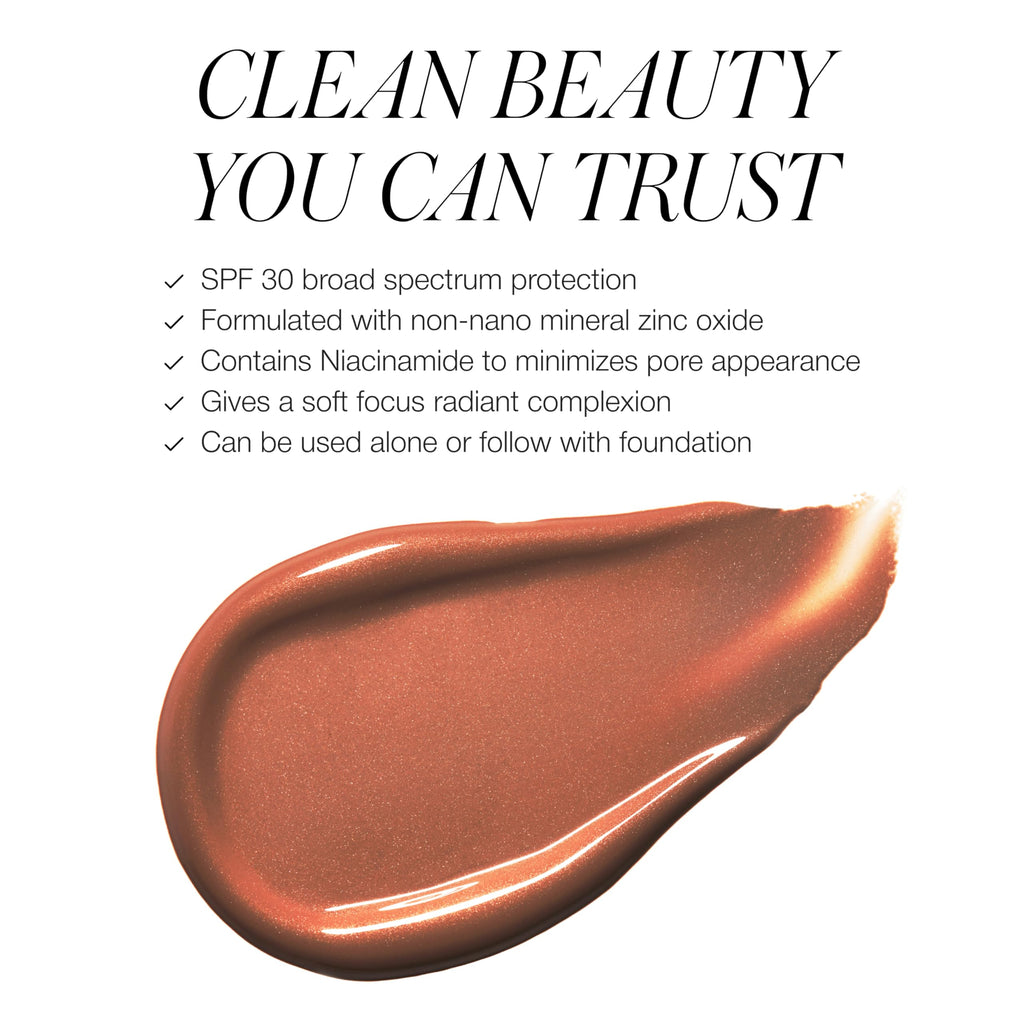RMS Beauty Supernatural Radiance Serum SPF 30 — Lightweight Mineral Sunscreen & Glow Enhancer | 1 oz