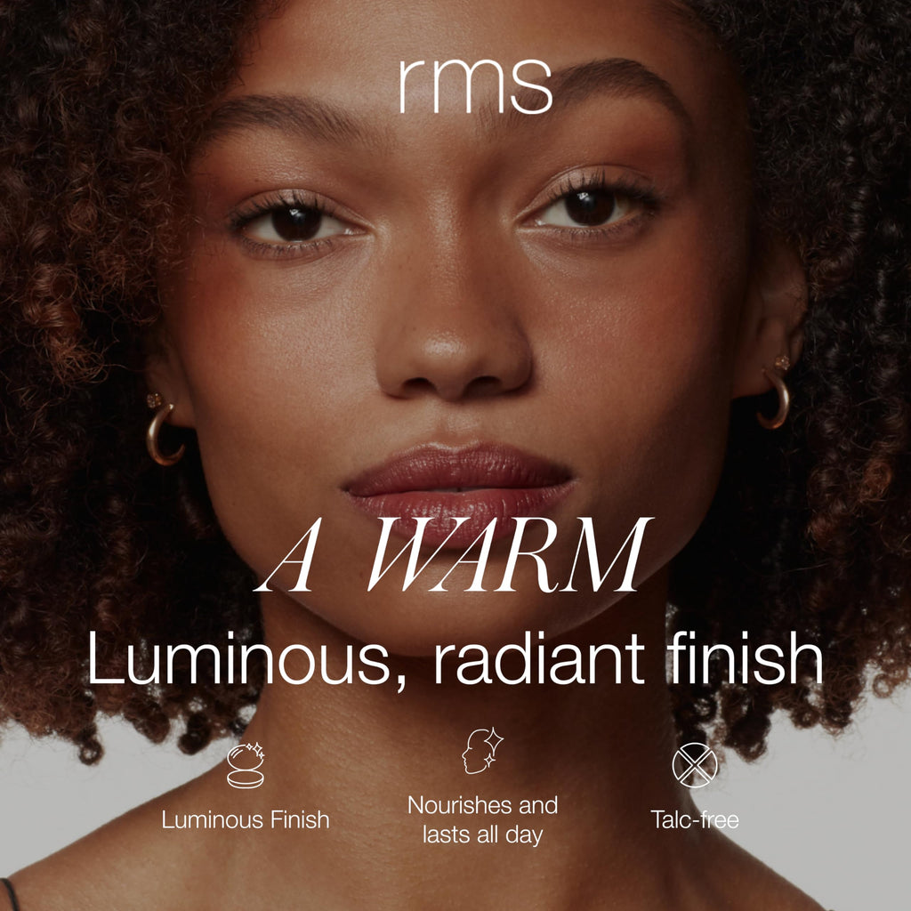 RMS Beauty Redimension Hydra-Bronzer Cream Bronzer & Highlighter — Hydrating Gel-to-Powder, Medium Shade