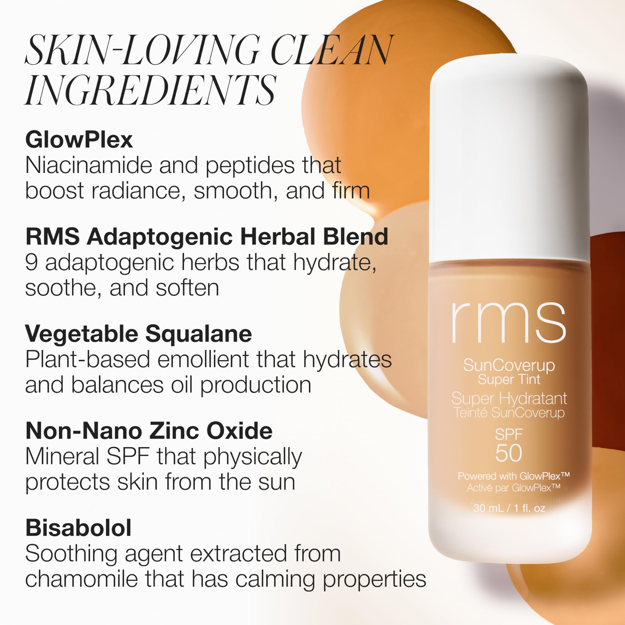 RMS Beauty SunCoverup SPF 50 – Mineral Sunscreen Foundation, Reef-Safe, Tinted Lightweight