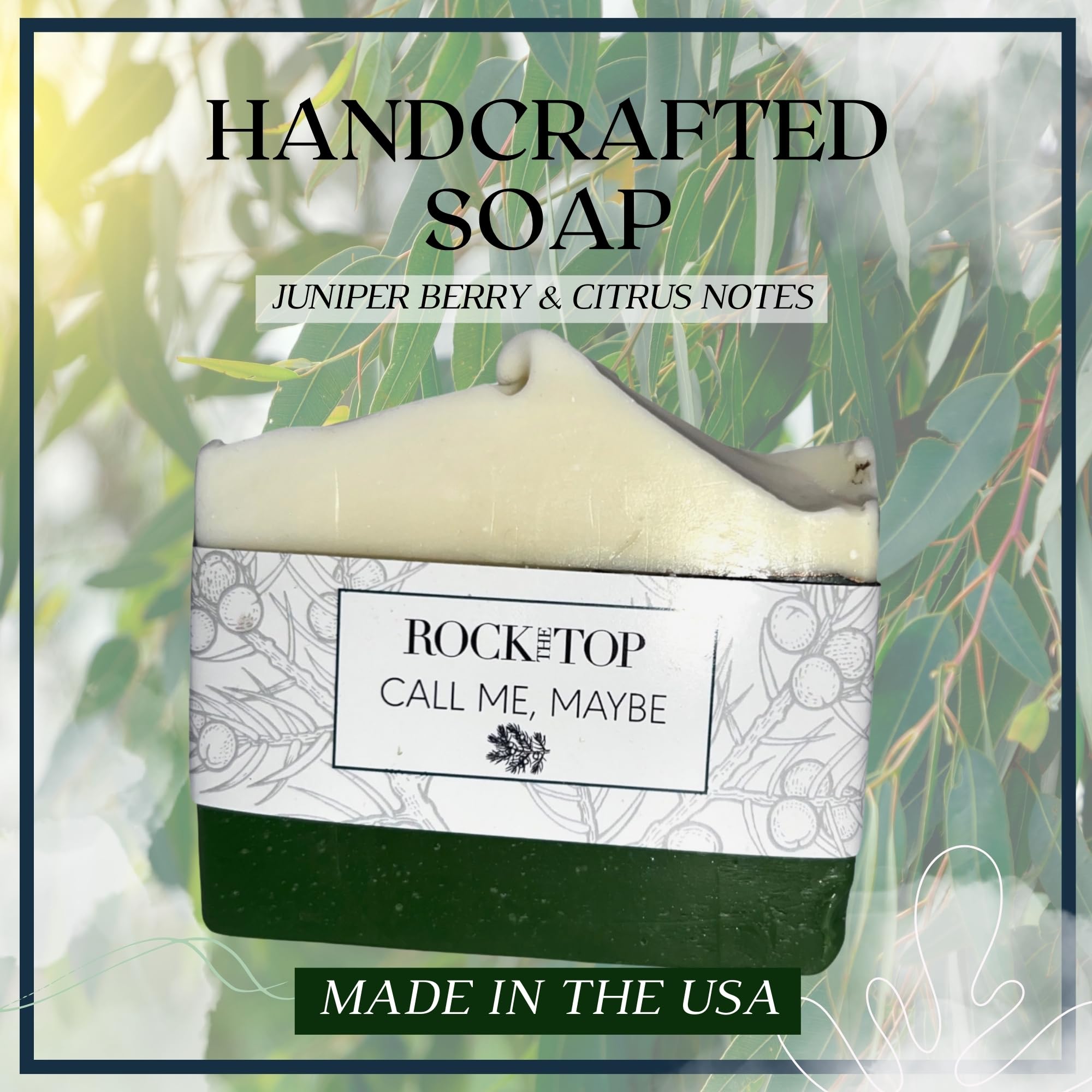 Rock the Top USA MADE Eucalyptus Spearmint Spa Gift Basket – 6 Self-Care Gifts for Women