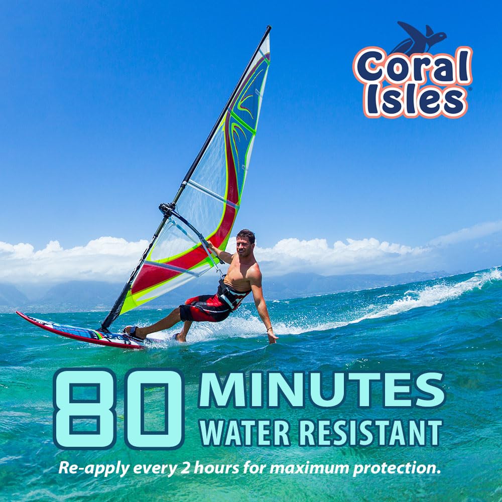 Coral Isles SPF 30 Lotion by Rocky Mountain Sunscreen | Reef Safe, Hawaii Act Compliant | 32 oz Pump