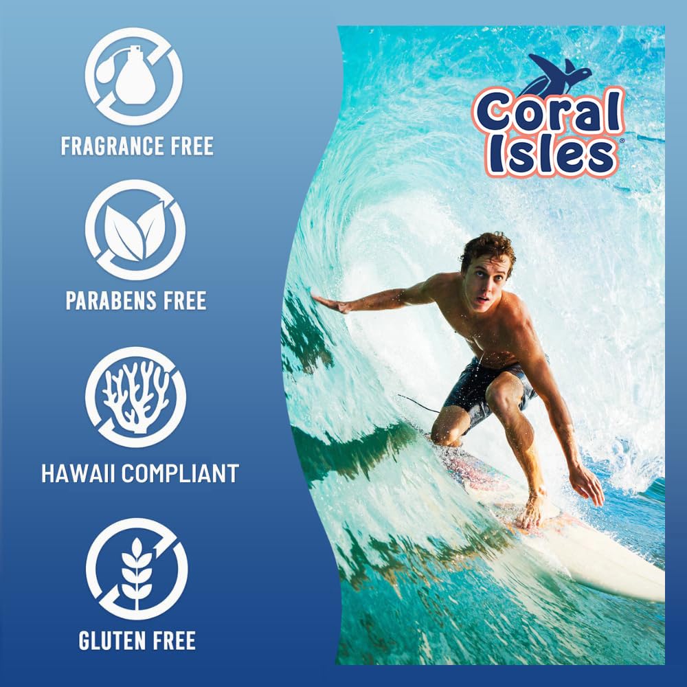 Coral Isles SPF 30 Lotion by Rocky Mountain Sunscreen | Reef Safe, Hawaii Act Compliant | 32 oz Pump