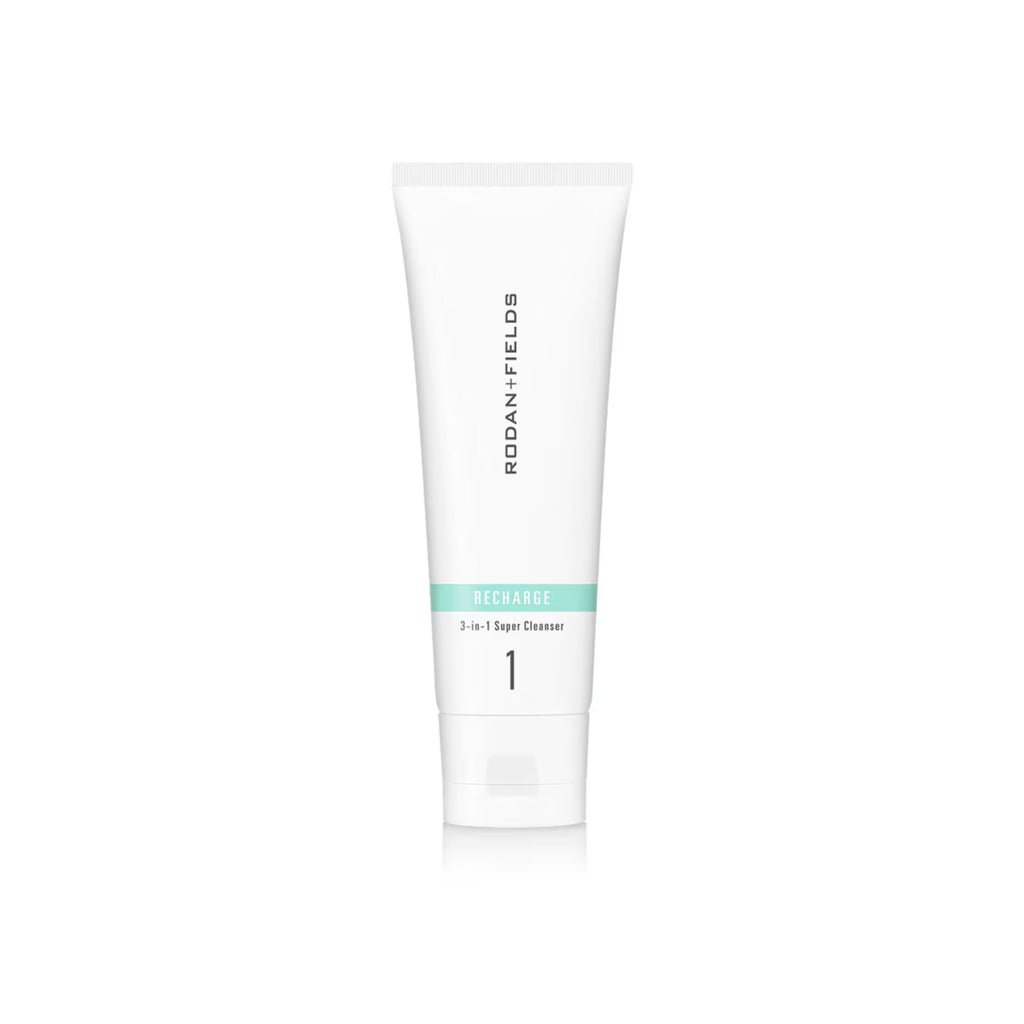 RODAN + FIELDS RECHARGE 3-in-1 Cleanser – Makeup Remover, Exfoliator & Daily Face Wash | 125 mL