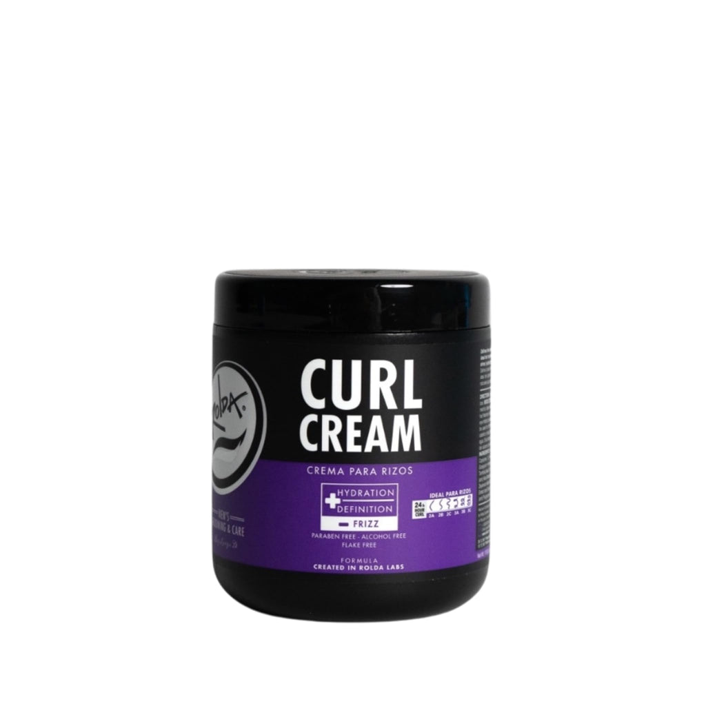 Rolda Curl Cream for Men – Lightweight Anti-Frizz Curl Defining Cream with Bio-Rol Oil Blend (35.2 oz)