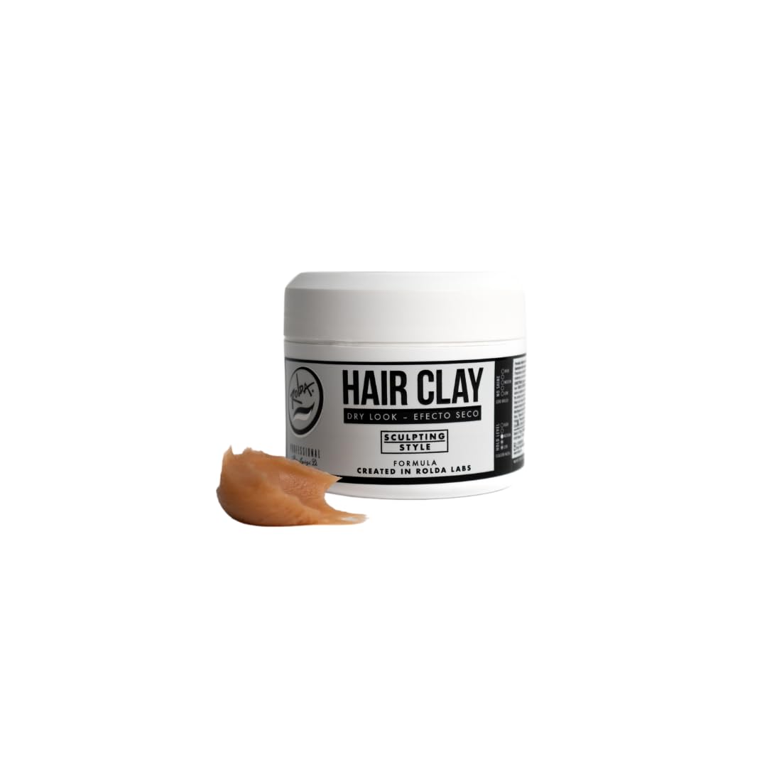 Rolda Hair Clay 5.29oz – Texture, Natural Matte Finish, Flexible Hold
