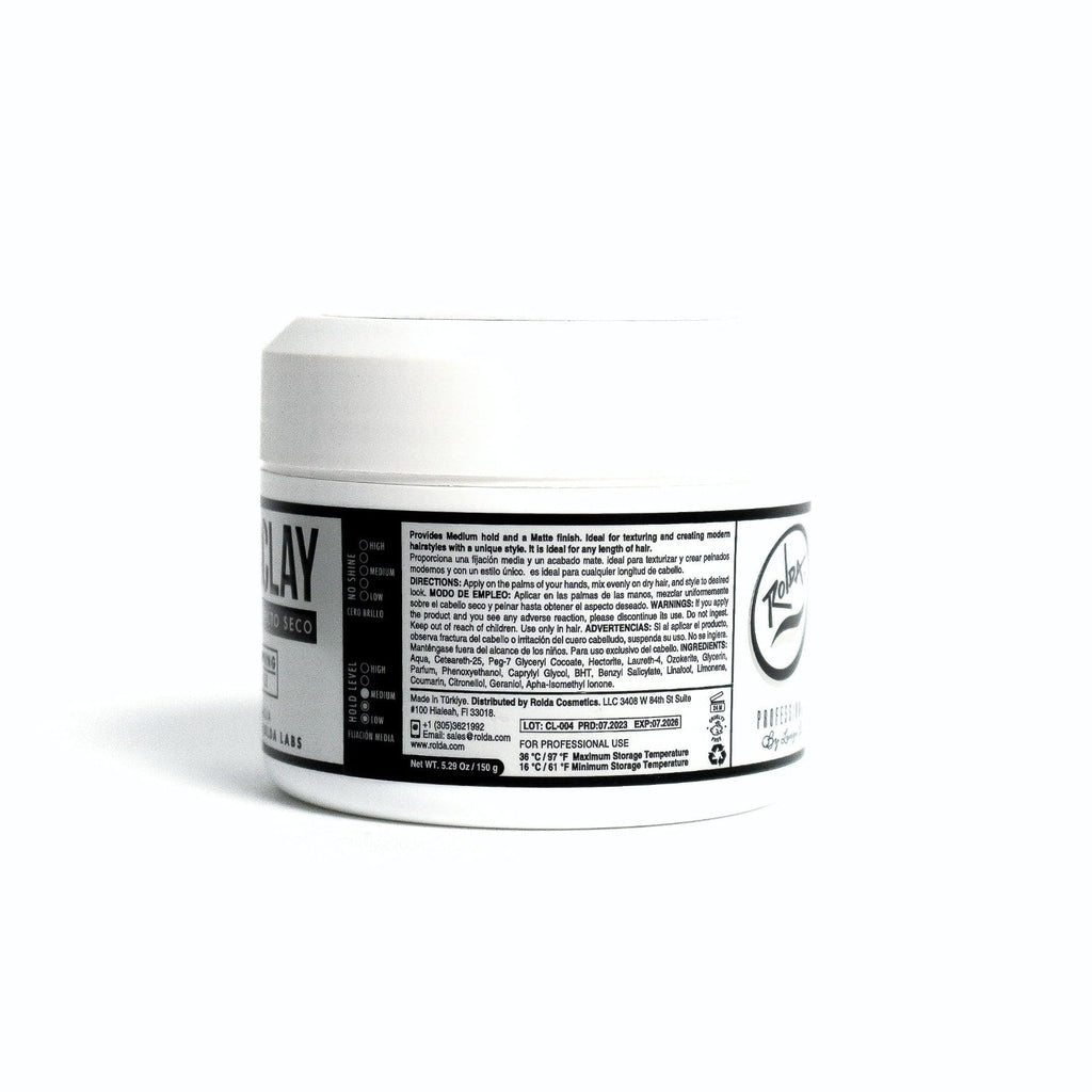 Rolda Hair Clay 5.29oz – Texture, Natural Matte Finish, Flexible Hold
