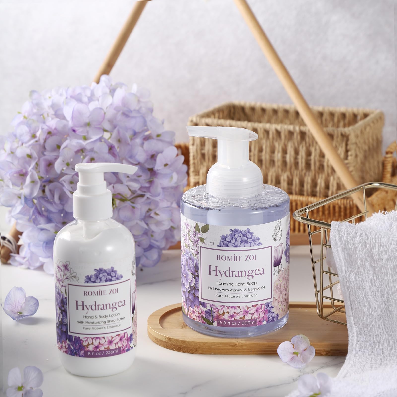 ROMIIE ZOI Hydrangea Daily Hand & Body Lotion with Shea Butter – 236 ml