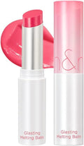 Rom&nd Glasting Melting Balm – High-Shine Hydrating Tinted Lip Balm in 02 Lovey Pink (0.12 oz) | Vegan Formula