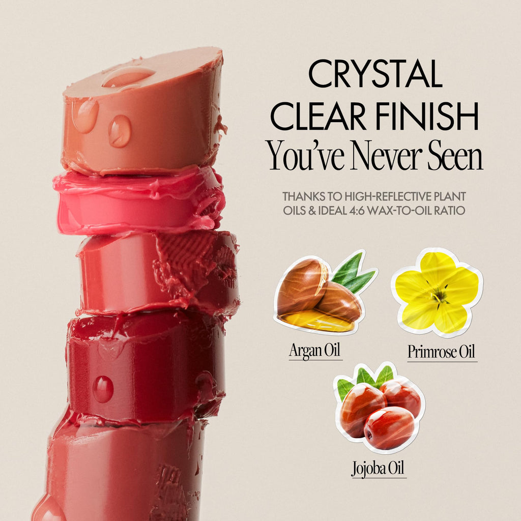Rom&nd Glasting Melting Balm – High-Shine Hydrating Tinted Lip Balm in 02 Lovey Pink (0.12 oz) | Vegan Formula
