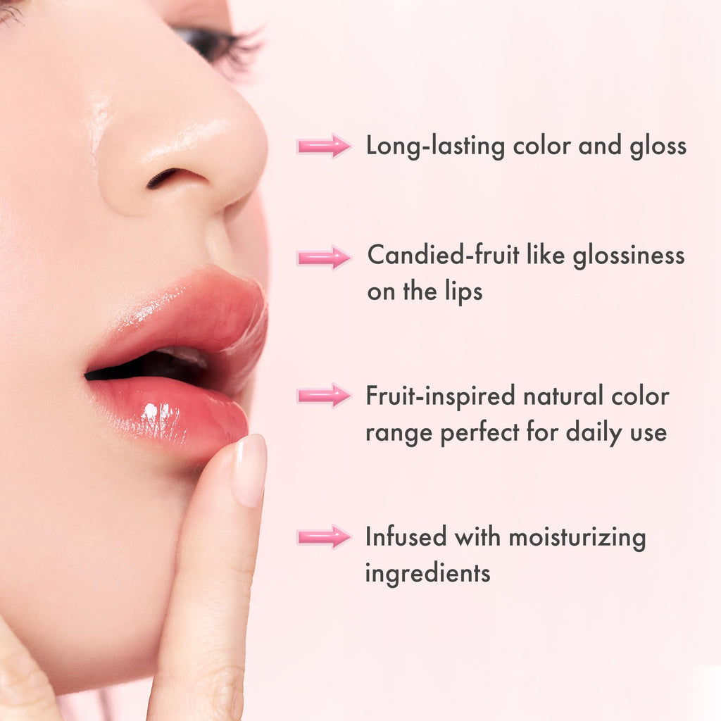 rom&nd THE JUICY LASTING TINT #15 Bare Fig – Plumping, Hydrating Lip Gloss