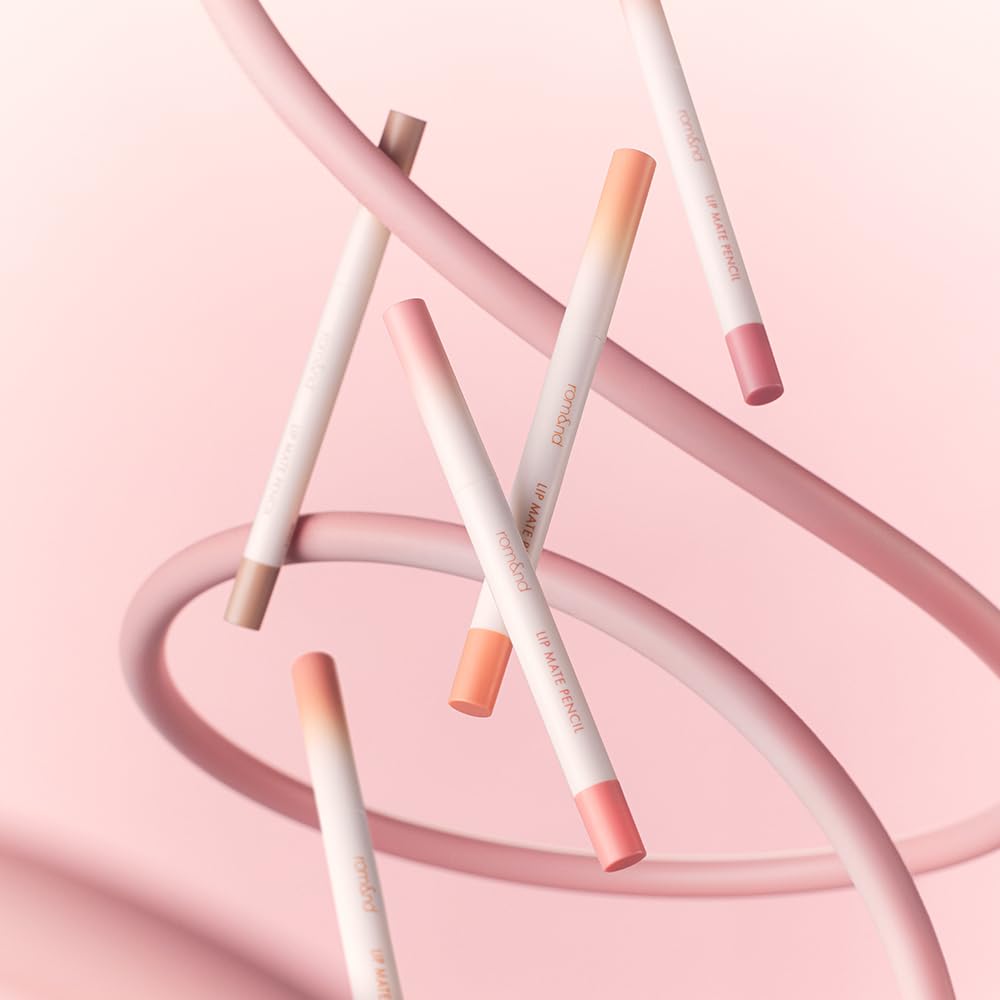 rom&nd Lip Mate Pencil 07 Fig Spread — Precision Lip Liner with Built-in Blending Brush
