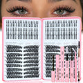 Rootoo Lash Clusters Kit with Spikes – 60D+60D Left/Right, 12-22mm