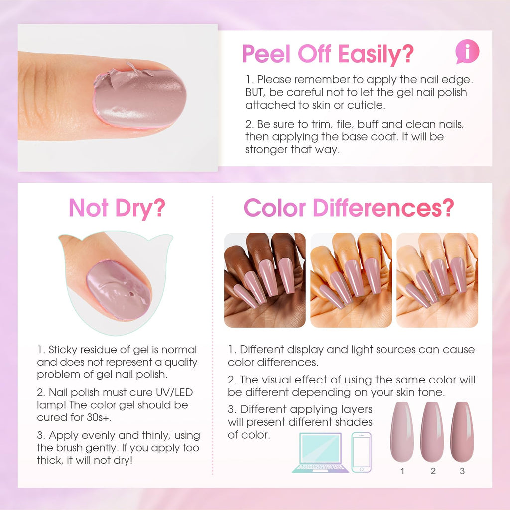 ROSALIND Cat Eye Gel Nail Polish – 8-Color Magnetic Jelly Gel Collection with Magnet