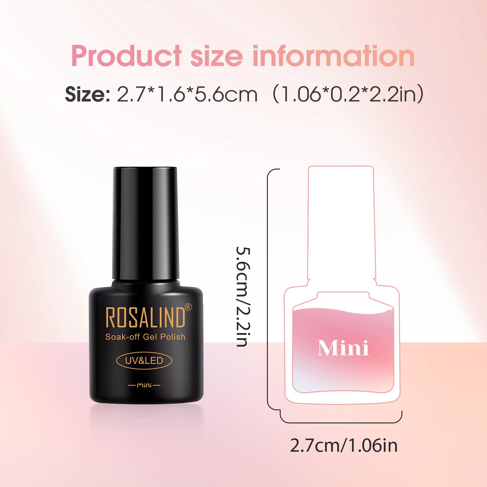 ROSALIND 30pcs Jelly Cat Eye Pearl Gel Polish Set – 26 Colors + Magnet