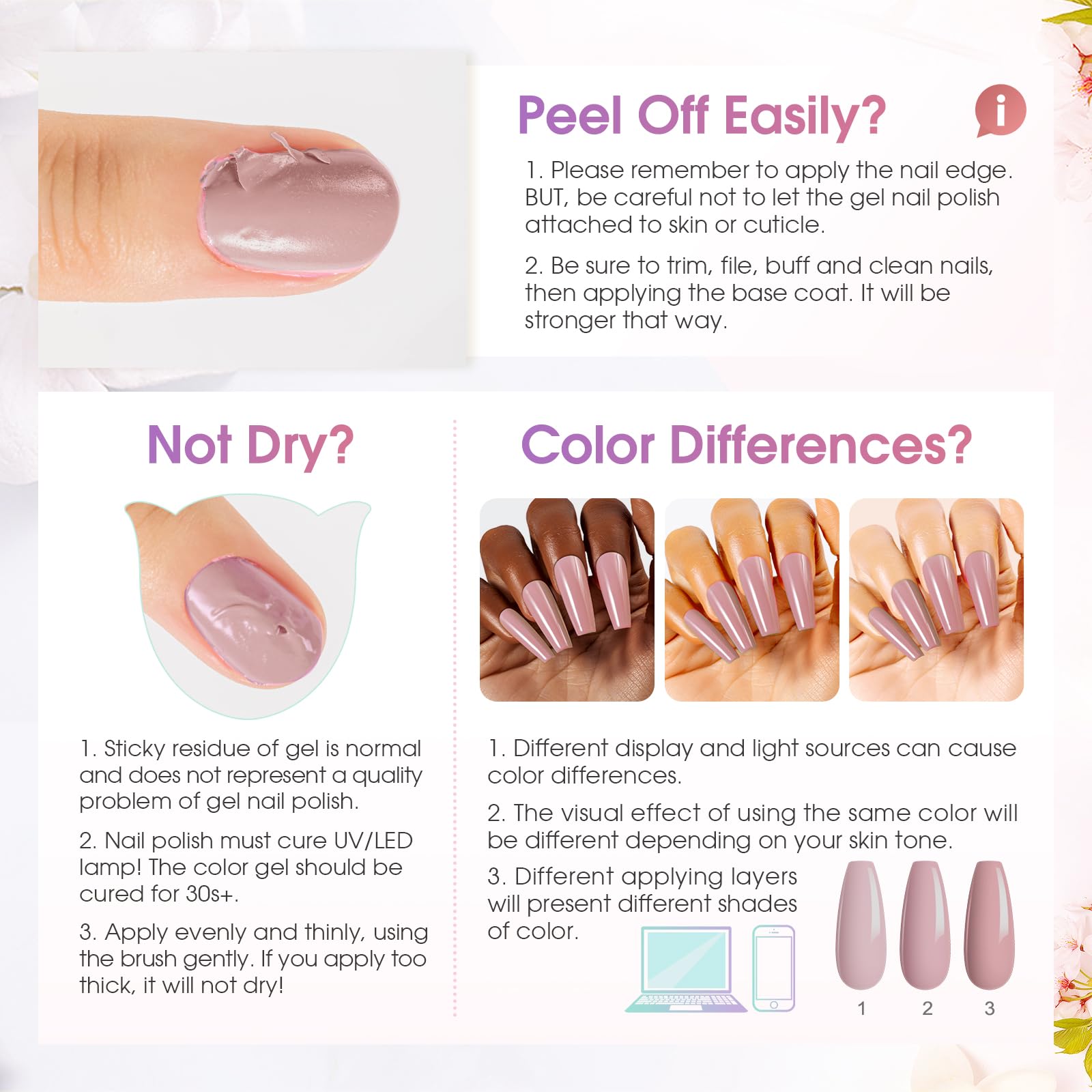 ROSALIND 8PCS Cat Eye Gel Polish with Magnet – Magnetic Diamond-Effect Nail Kit
