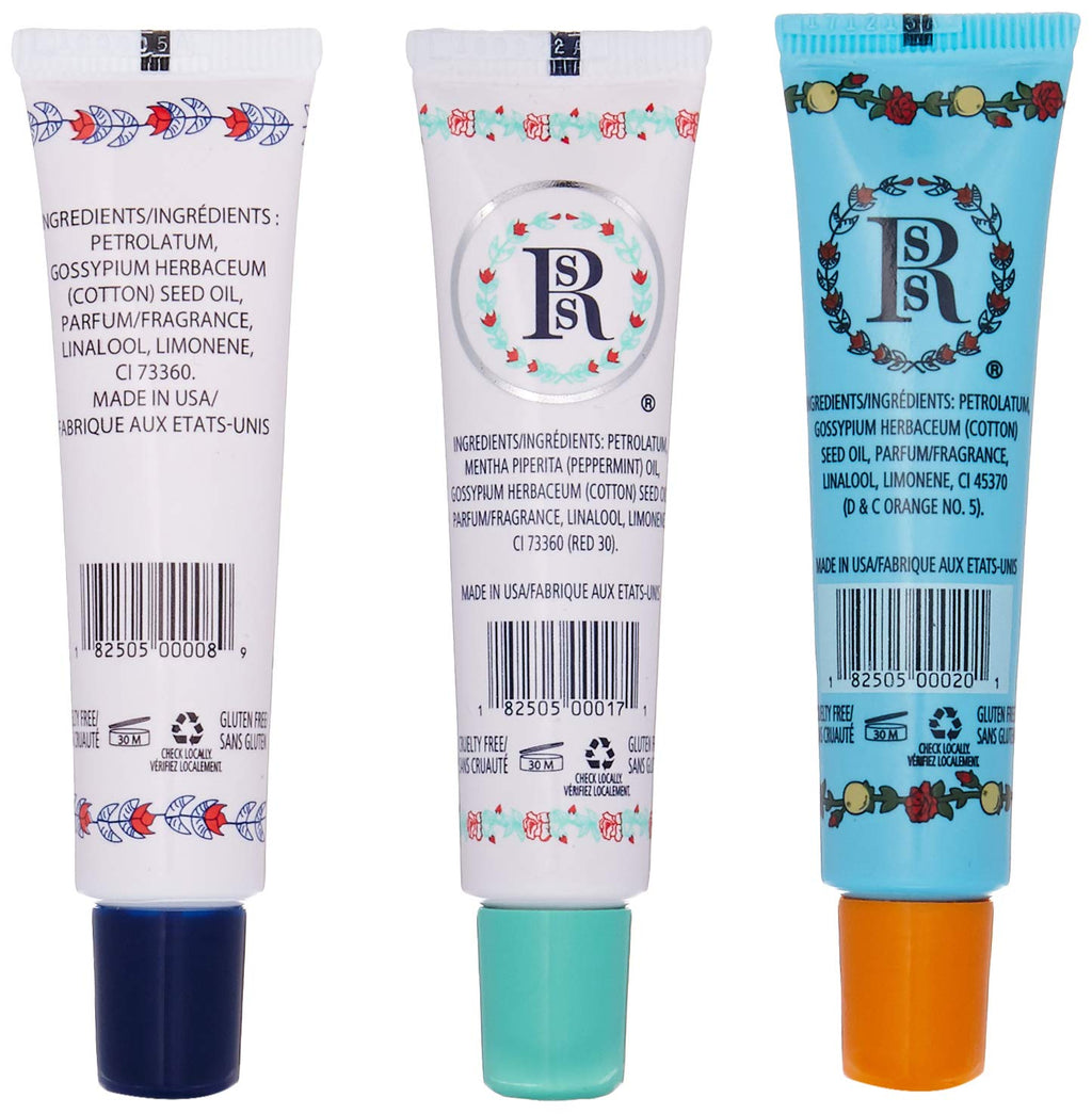 Rosebud Trio Lip Balm Assortment – 0.5 oz Each | Rosebud Salve