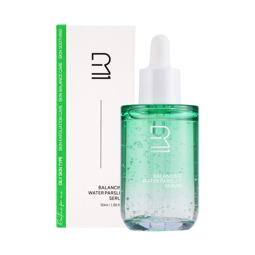 ROUME Korean Facial Serum with Water Parsley (33,975ppm) – Pore-Minimizing & Oil Control for Oily Skin | Anti-Wrinkle, Brightening & Soothing K-Beauty