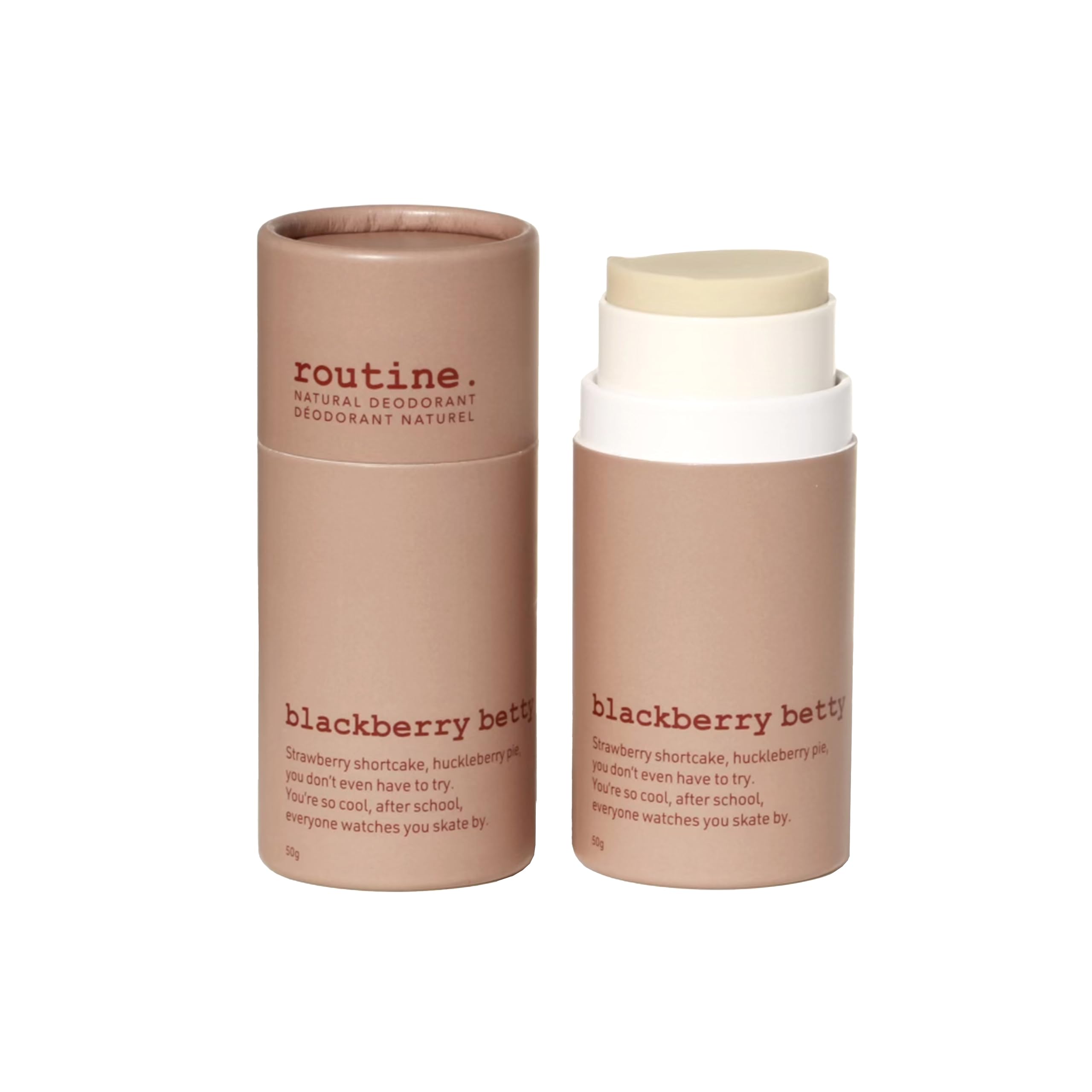 Routine Blackberry Betty Deo Stick – Aluminum-Free Natural Deodorant for Women & Men | 1.7 fl oz