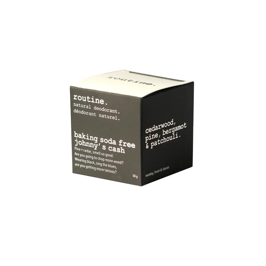 Routine Natural Aluminum-Free Deodorant Cream – Cedarwood, Pine, Bergamot & Patchouli (2 oz)