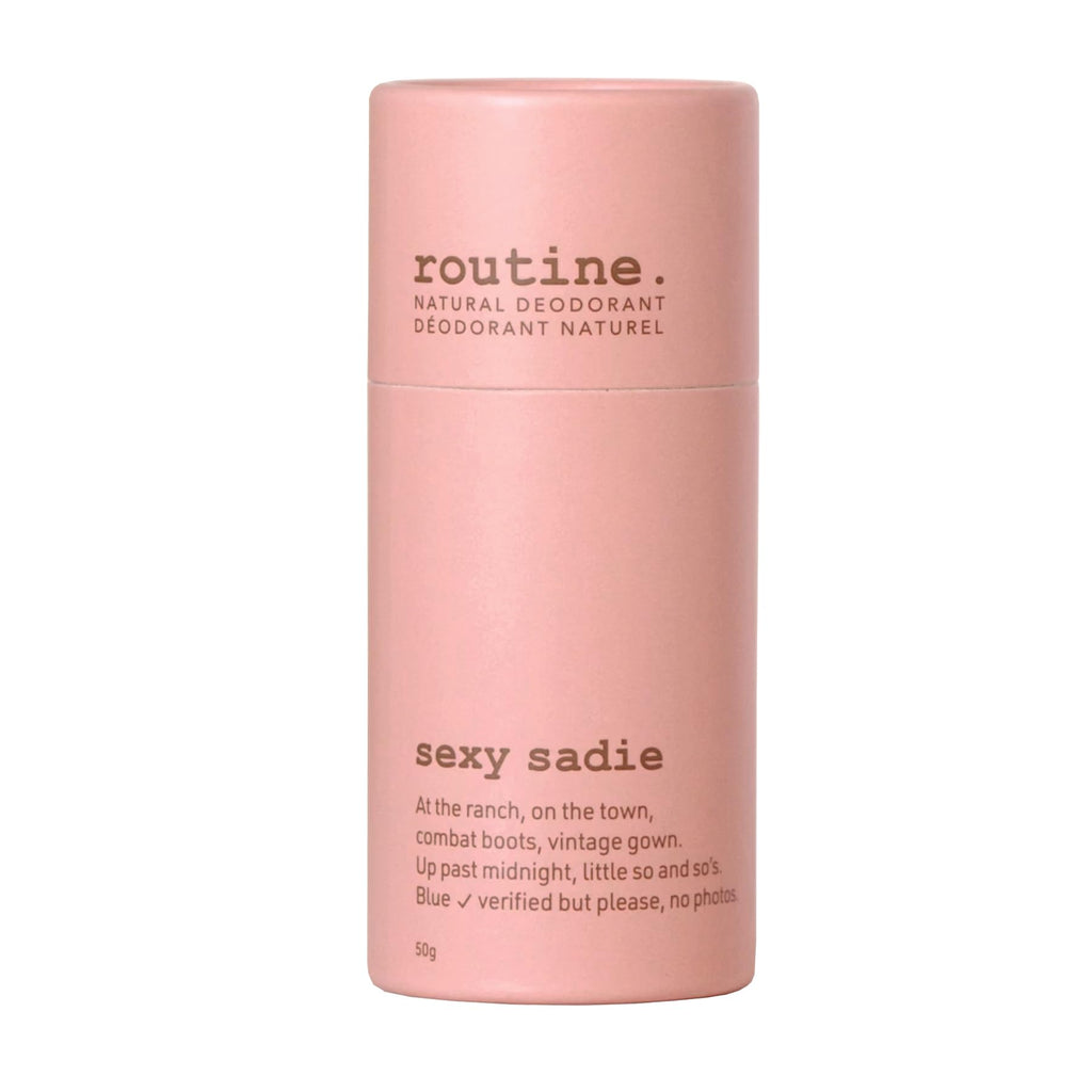 Routine Sexy Sadie Deo Stick – 50g Natural Aluminum-Free Deodorant for Women & Men | Vanilla & Cinnamon
