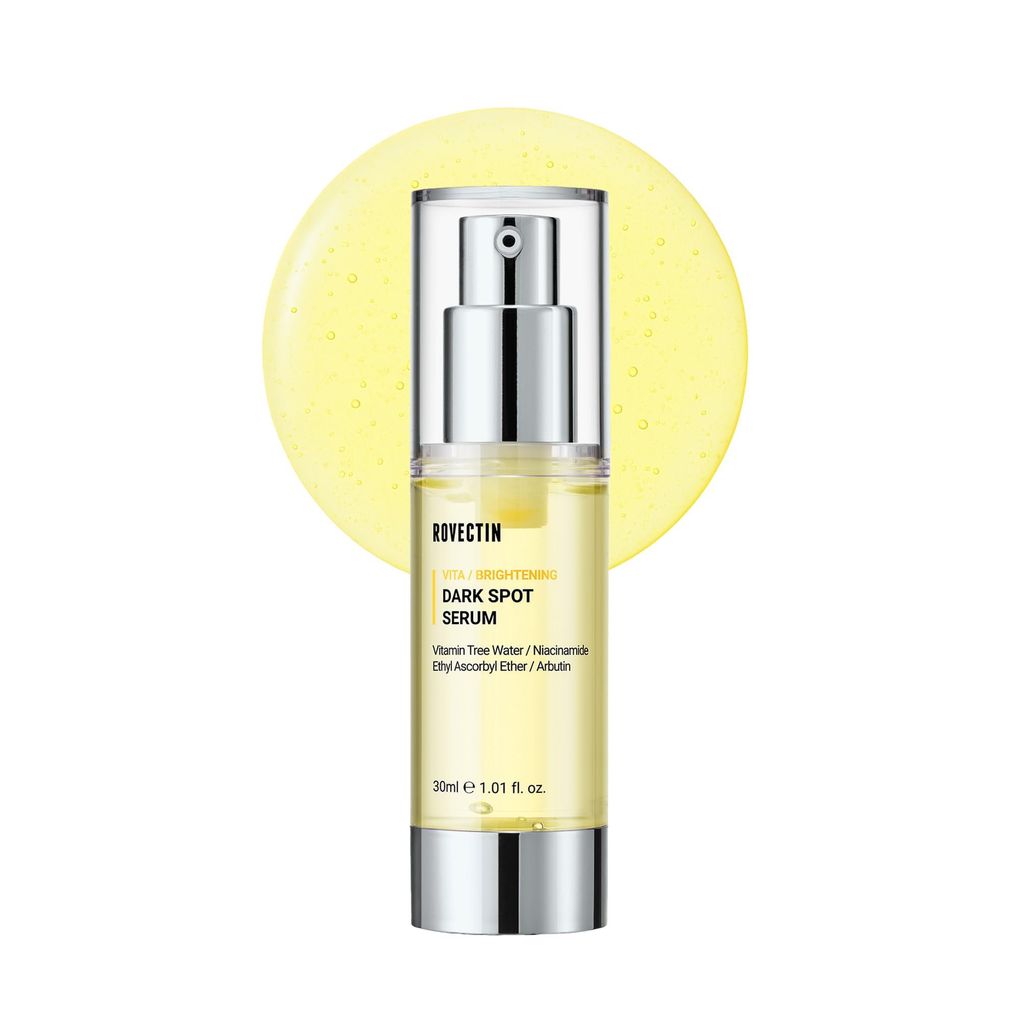 ROVECTIN Vita Dark Spot Serum – Brightening Vitamin C & Niacinamide, Vegan & Gentle, 1.01 fl oz