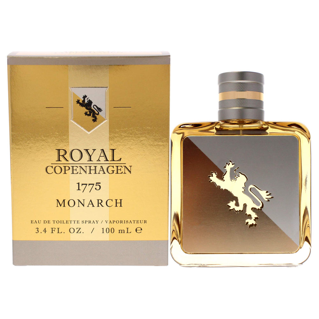 Royal Copenhagen 1775 Monarch Men EDT Spray 3.4 oz – Casual, Fresh, Woody-Spicy