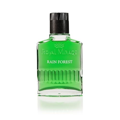 Royal Mirage Rainforest Aftershave for Men – Refreshing Post-Shave Lotion with Aromatic Woody Fragrance | 3.4 oz