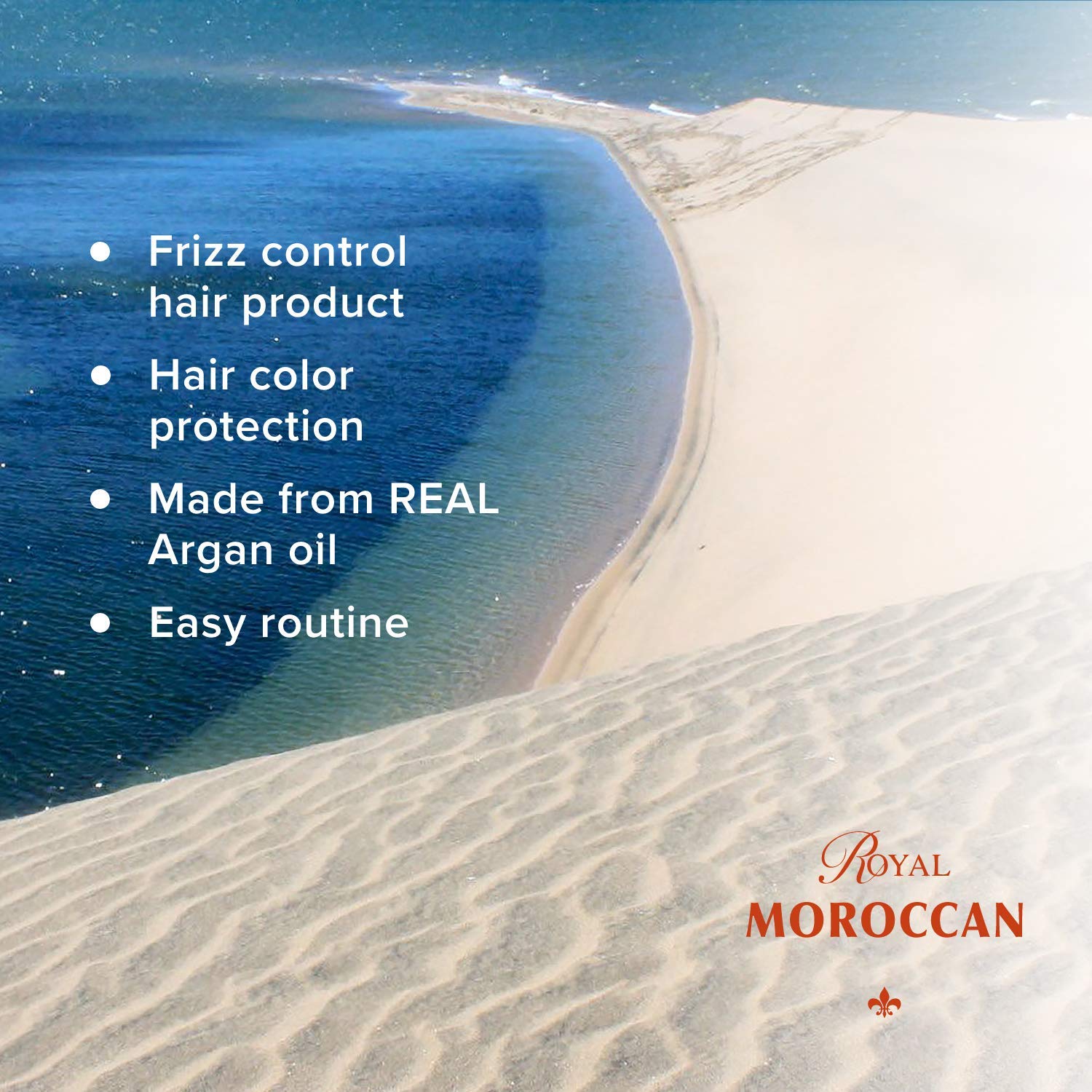 Royal Moroccan Moisturizing Shampoo for Color-Treated Hair | Argan Oil, 1000 ml
