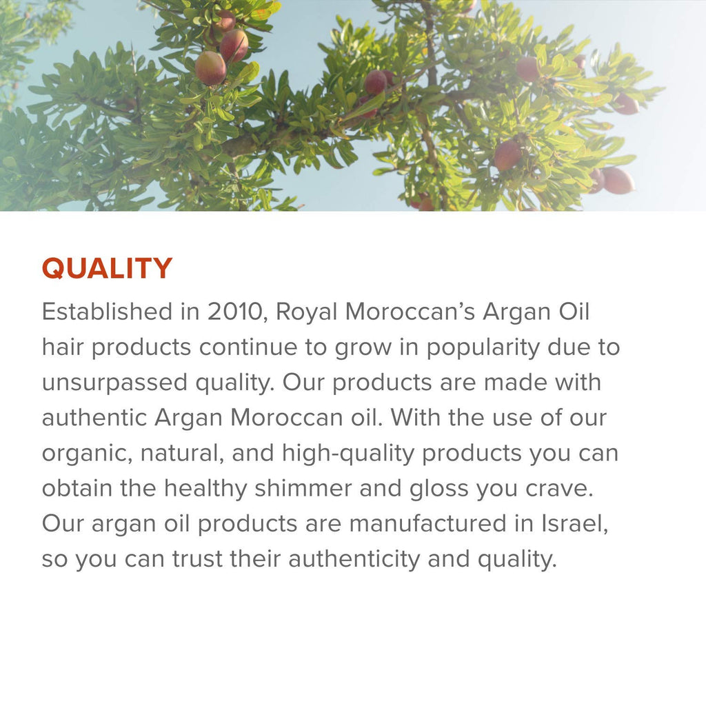 Royal Moroccan BEST SILVER SHAMPOO — Purple Shampoo for Blond & Grey Hair, Argan Oil, Paraben-Free