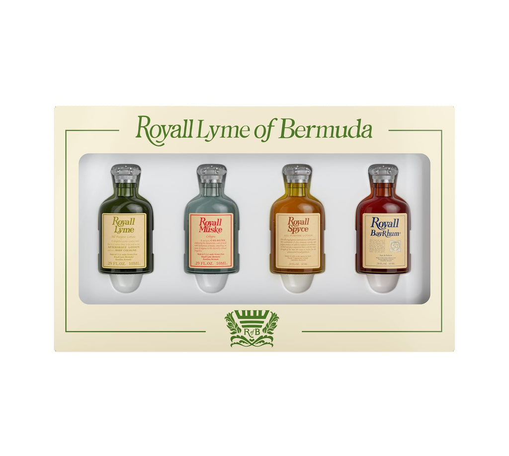 Royall Lyme Heritage Mini Collection – 4-Piece Eau de Toilette Gift Set