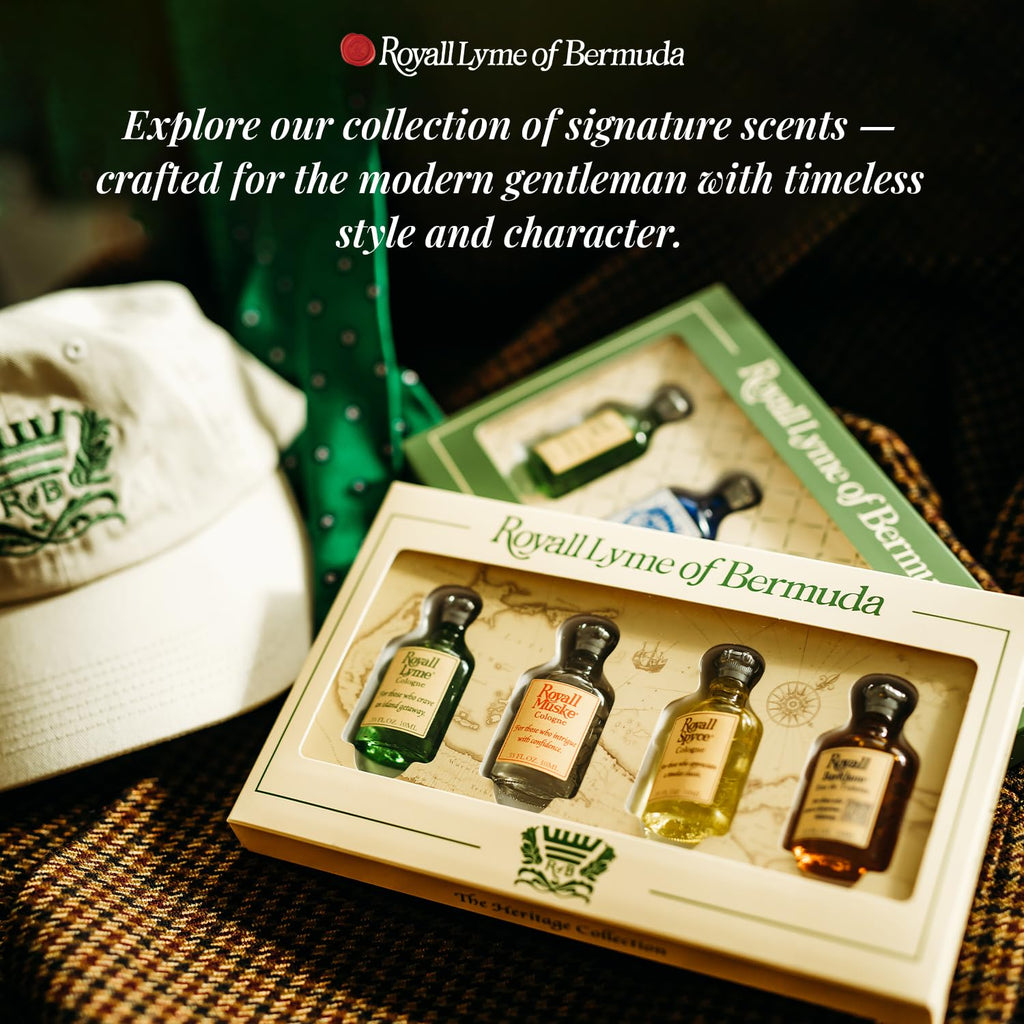 Royall Lyme Heritage Mini Collection – 4-Piece Eau de Toilette Gift Set