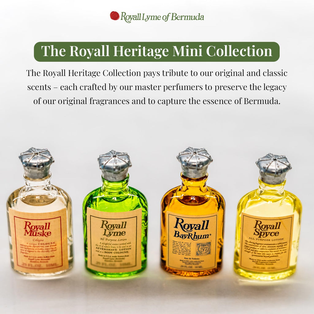 Royall Lyme Heritage Mini Collection – 4-Piece Eau de Toilette Gift Set