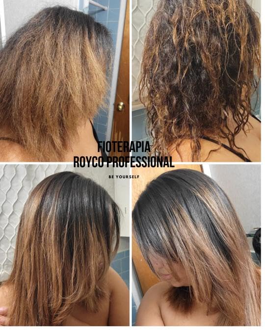 Royco Professional Fioterapia Brazilian Keratin Treatment – Organic Hair Smoothing, Straightening & Nourishment (16.9 oz)