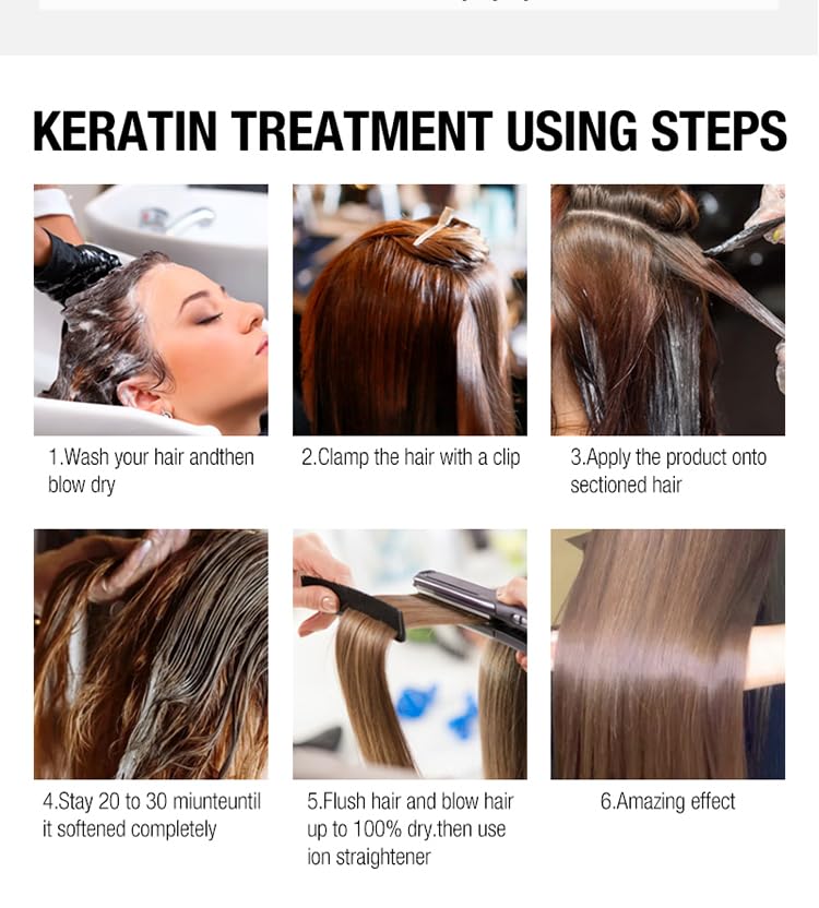 Royco Professional Fioterapia Brazilian Keratin Treatment – Organic Hair Smoothing, Straightening & Nourishment (16.9 oz)