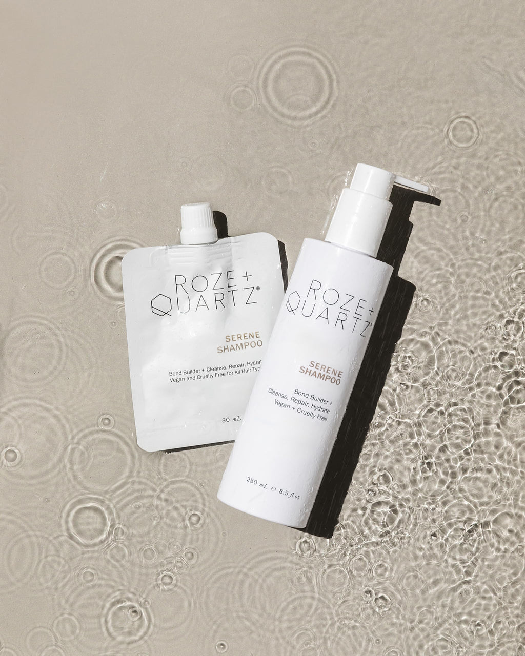 Roze + Quartz Serene Shampoo with Facet Fix Bond Builder (30ml)
