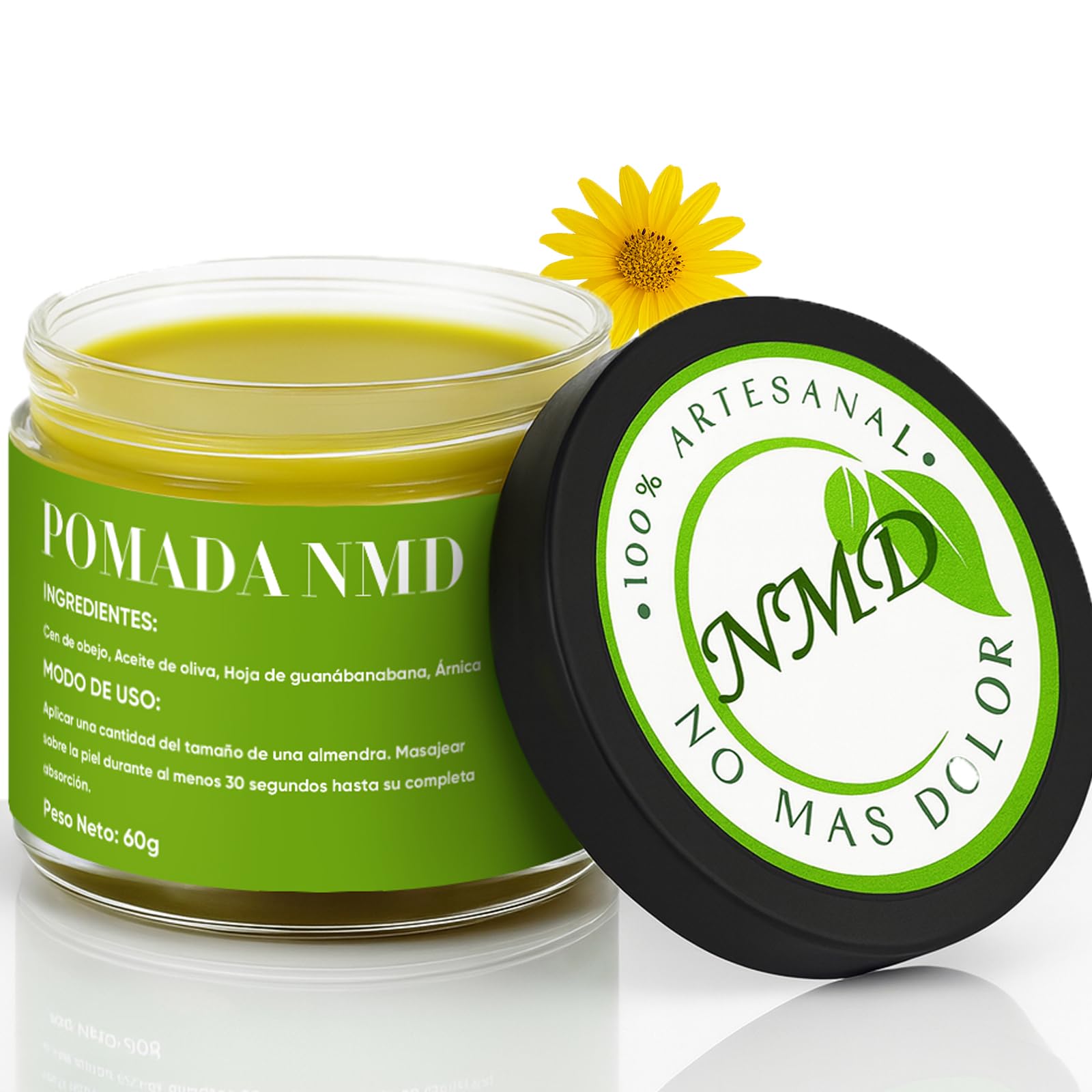 RTQSU NMD Pain Relief Ointment – Natural Herbal Muscle & Joint Cream with Arnica, Olive Oil & Beeswax (60g)