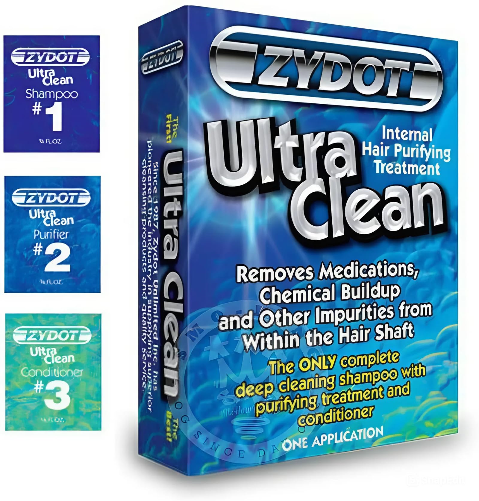 RU CLEAN Zydot Ultra Clean Detox Shampoo Kit – Hair Follicle Detox & Near-Instant Cleansing