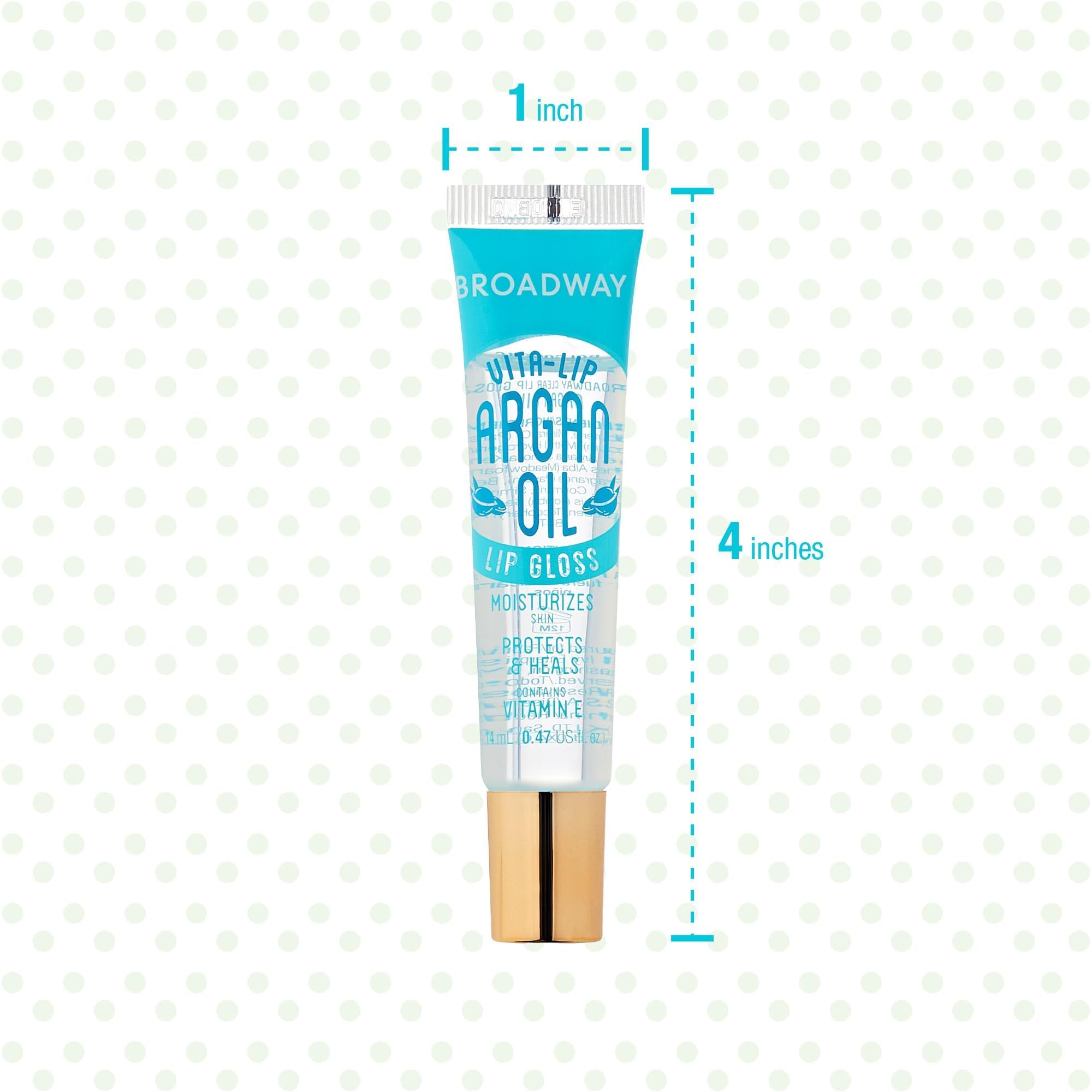 Ruby Kisses Broadway Vita-Lip Clear Lip Gloss (8 Pack) – Ultra Hydrating & High Shine